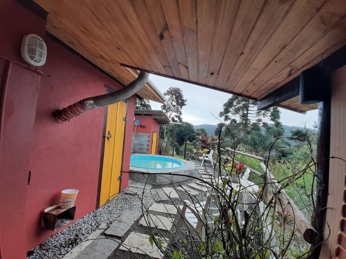 Вилла Chale Pakere Bellavista - Visao Magnifica Do Vale E Montanhas A Mais De Mil Metros De Altitude, Wi-Fi, Sauna, Piscina E Agua De Nascente Лумиар Экстерьер фото